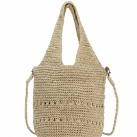 Borsa Dafne in Fibra Naturale con Tracolla | Anembags