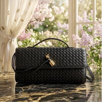 Borsa Intrecciata Donna VENERE in Ecopelle Premium – Elegante, Compatta e Versatile - Crema / Ecopelle