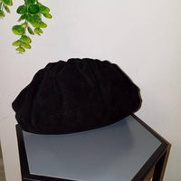 Conchigliette camoscio - Clutch in vera pelle made in Italy