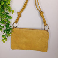Le Sottilissime Small Camoscio – borsa in pelle scamosciata made in Italy
