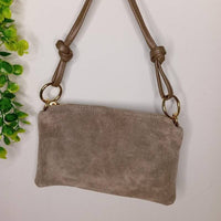 Le Sottilissime Small Camoscio – borsa in pelle scamosciata made in Italy