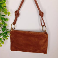Le Sottilissime Small Camoscio – borsa in pelle scamosciata made in Italy