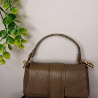 “Le Linguette” – Borsa a tracolla in vera pelle made in Italy