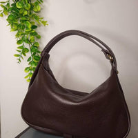 Borsa “Clara” in Vera Pelle – Design Morbido e Minimal - nero / Vera pelle