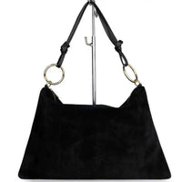 “Le Sottilissime Big – borsa con anelli in CAMOSCIO”