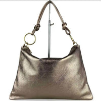 “Le Sottilissime Big – borsa con anelli in vera pelle”