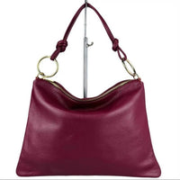 “Le Sottilissime Big – borsa con anelli in vera pelle”