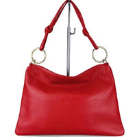 “Le Sottilissime Big – borsa con anelli in vera pelle”