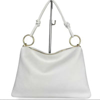 “Le Sottilissime Big – borsa con anelli in vera pelle”