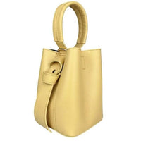 I Fiocchetti” in pelle made in Italy – secchiello con fiocco elegante
