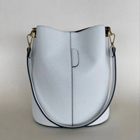 Borsa secchiello “I Secchielli” in pelle – modello grande | AnemBags - Blu / Vera pelle
