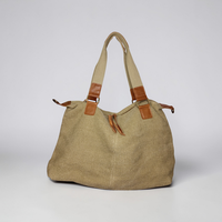 Borsa Yuta in Juta con Inserti in Vera Pelle