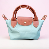 Borsa Martina AnemBags in Tela e Poliuretano con Tracolla – Compatta ed Elegante - Beige