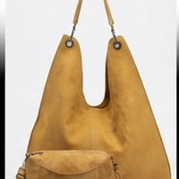 Borsa Diana in Ecocamoscio – Sacca Morbida con Borsello Interno Estraibile e Tracolla