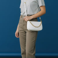 Borsa “Le Spalline” in vera pelle