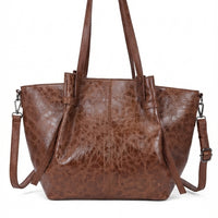 Borsa Tote "Sara" in poliuretano effetto Pelle Invecchiata - Collezione Premium Anembags