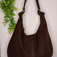 Borsa “Le Sacche” in CAMOSCIO stile sacco – Made in Italy
