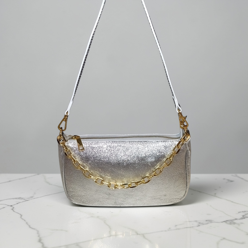 Borsa “Le Spalline” in vera pelle