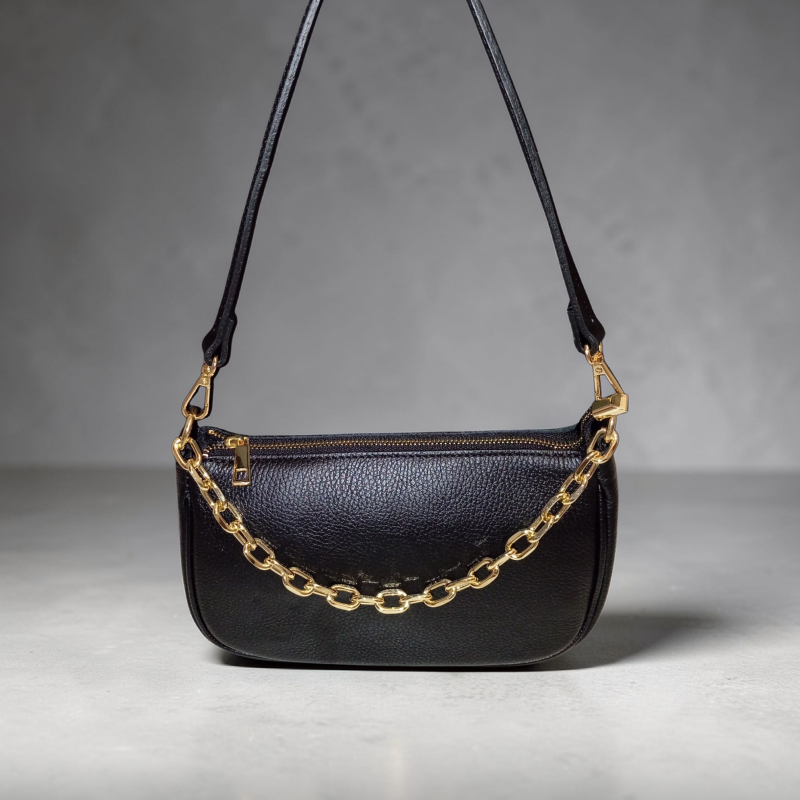 Borsa “Le Spalline” in vera pelle