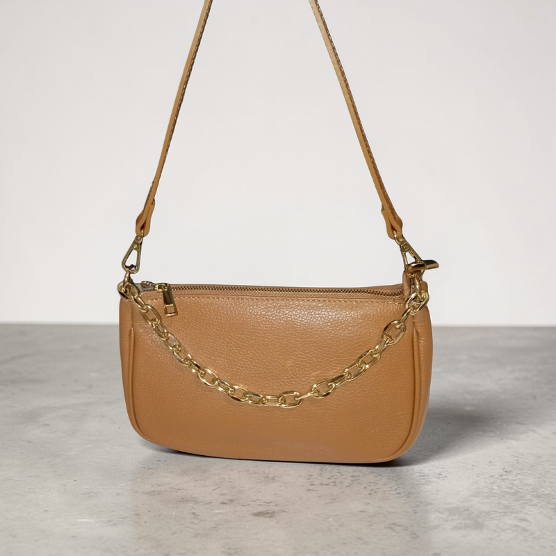 Borsa “Le Spalline” in vera pelle