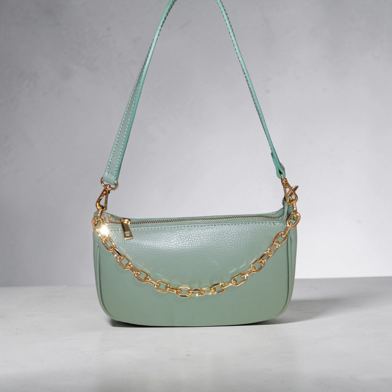 Borsa “Le Spalline” in vera pelle