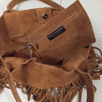 Le Frangette – borsa con frange in vera pelle made in Italy