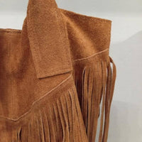 Le Frangette – borsa con frange in vera pelle made in Italy