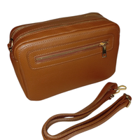 Le Double Zipper – borsa doppia zip in vera pelle made in Italy