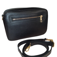 Le Double Zipper – borsa doppia zip in vera pelle made in Italy