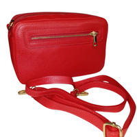 Le Double Zipper – borsa doppia zip in vera pelle made in Italy