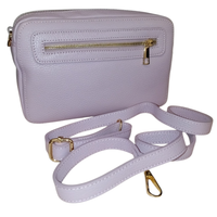 Le Double Zipper – borsa doppia zip in vera pelle made in Italy