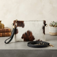 Borsa Pochette NALA in Vera Pelle Made in Italy con Cavallino | Anembags