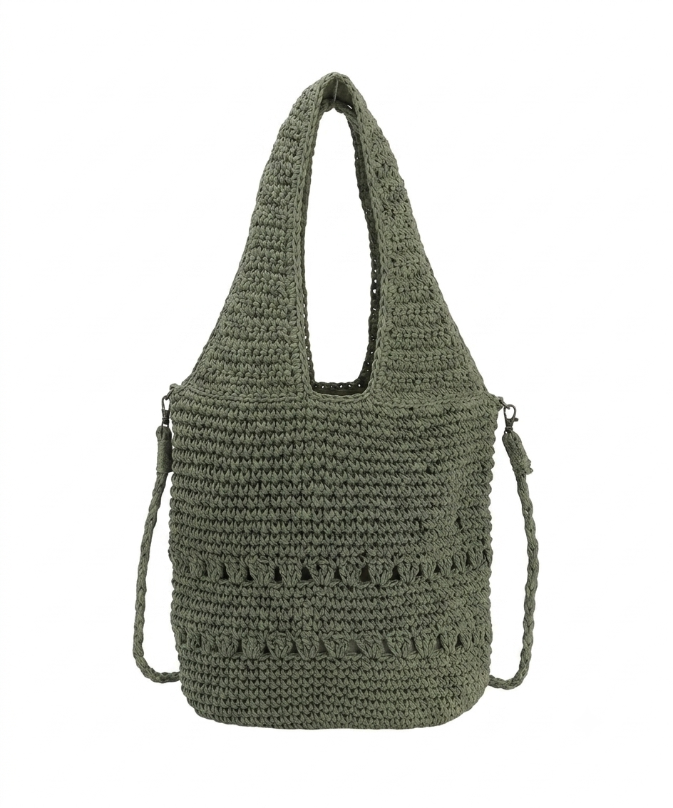 Borsa Dafne in Fibra Naturale con Tracolla | Anembags