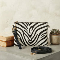 Borsa Pochette NALA in Vera Pelle Made in Italy con Cavallino | Anembags