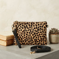 Borsa Pochette NALA in Vera Pelle Made in Italy con Cavallino | Anembags
