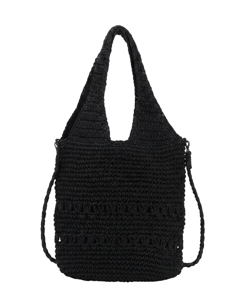 Borsa Dafne in Fibra Naturale con Tracolla | Anembags