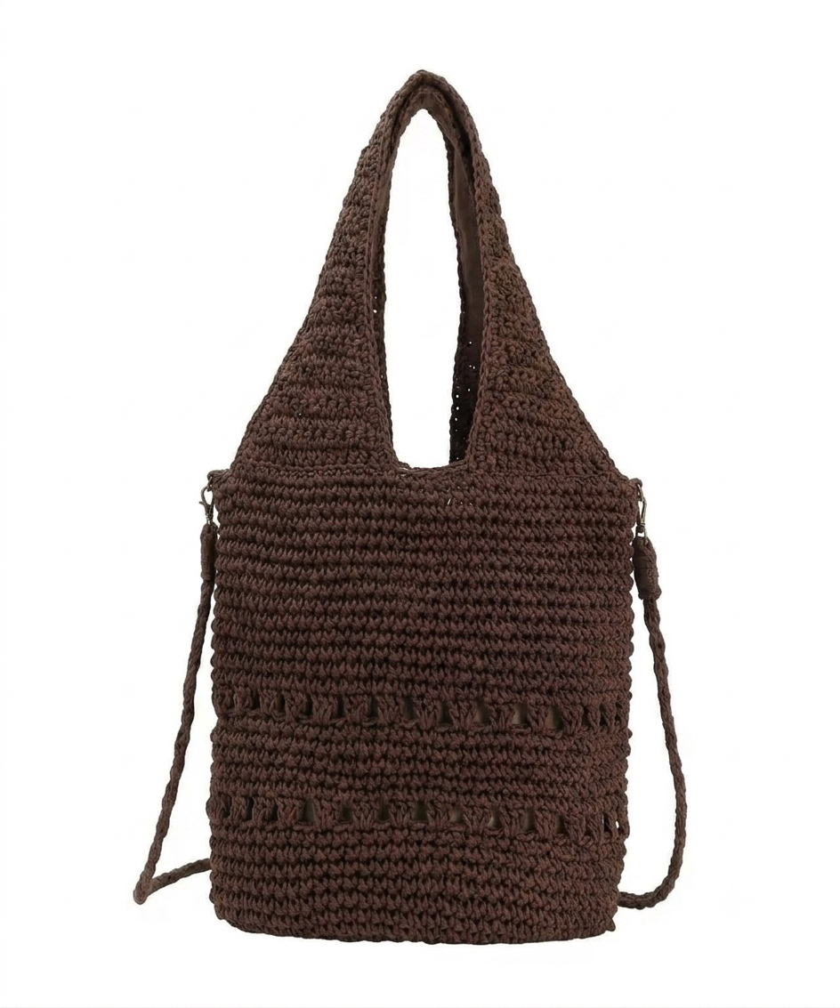 Borsa Dafne in Fibra Naturale con Tracolla | Anembags