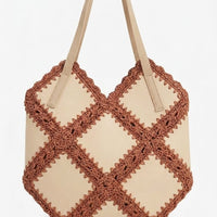 Borsa Shopper Donna Altea con Intreccio Naturale e Tracolla | AnemBags