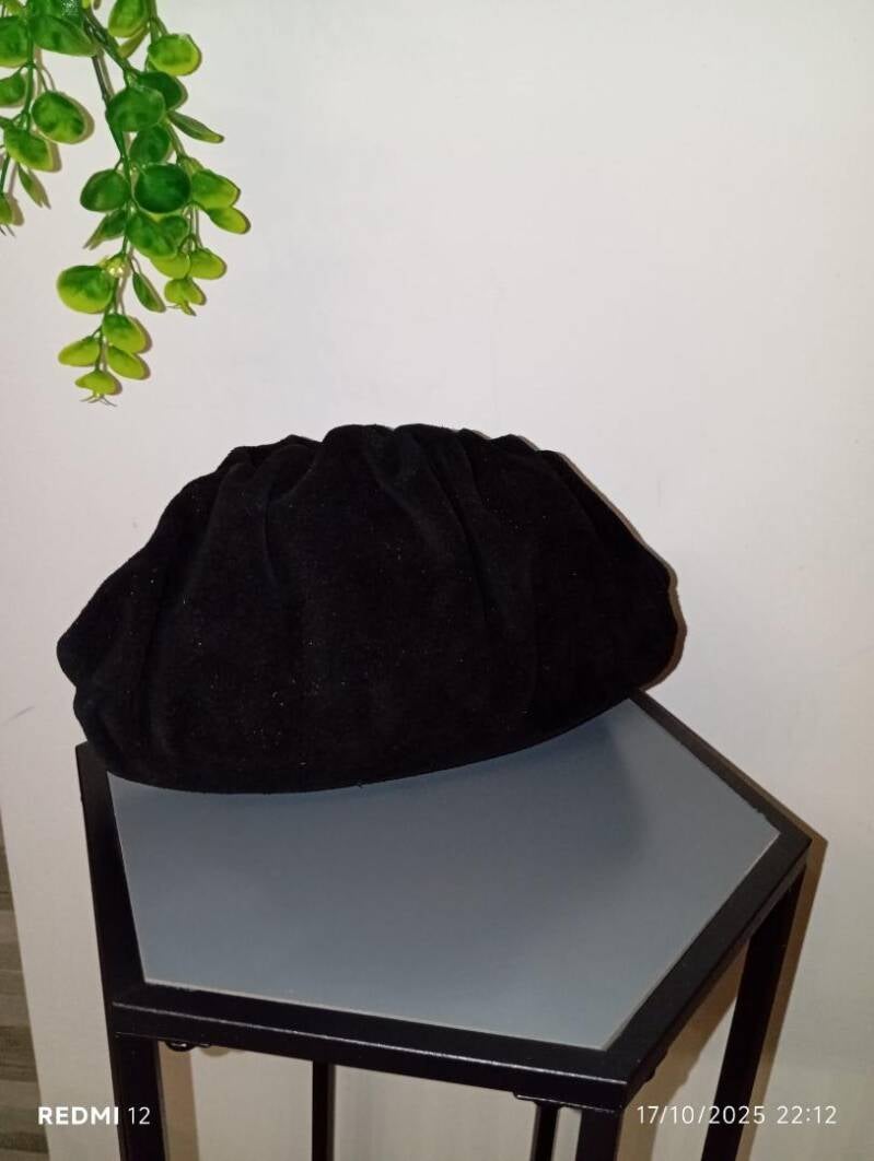 Conchigliette camoscio - Clutch in vera pelle made in Italy