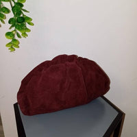 Conchigliette camoscio - Clutch in vera pelle made in Italy