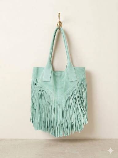 Le Frangette – borsa con frange in vera pelle made in Italy