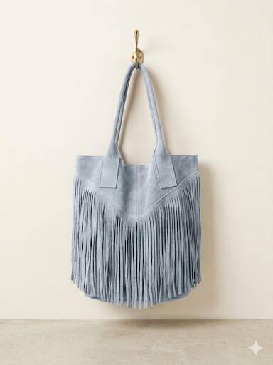 Le Frangette – borsa con frange in vera pelle made in Italy