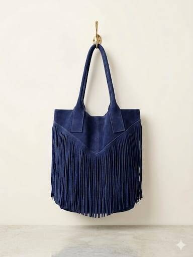 Le Frangette – borsa con frange in vera pelle made in Italy