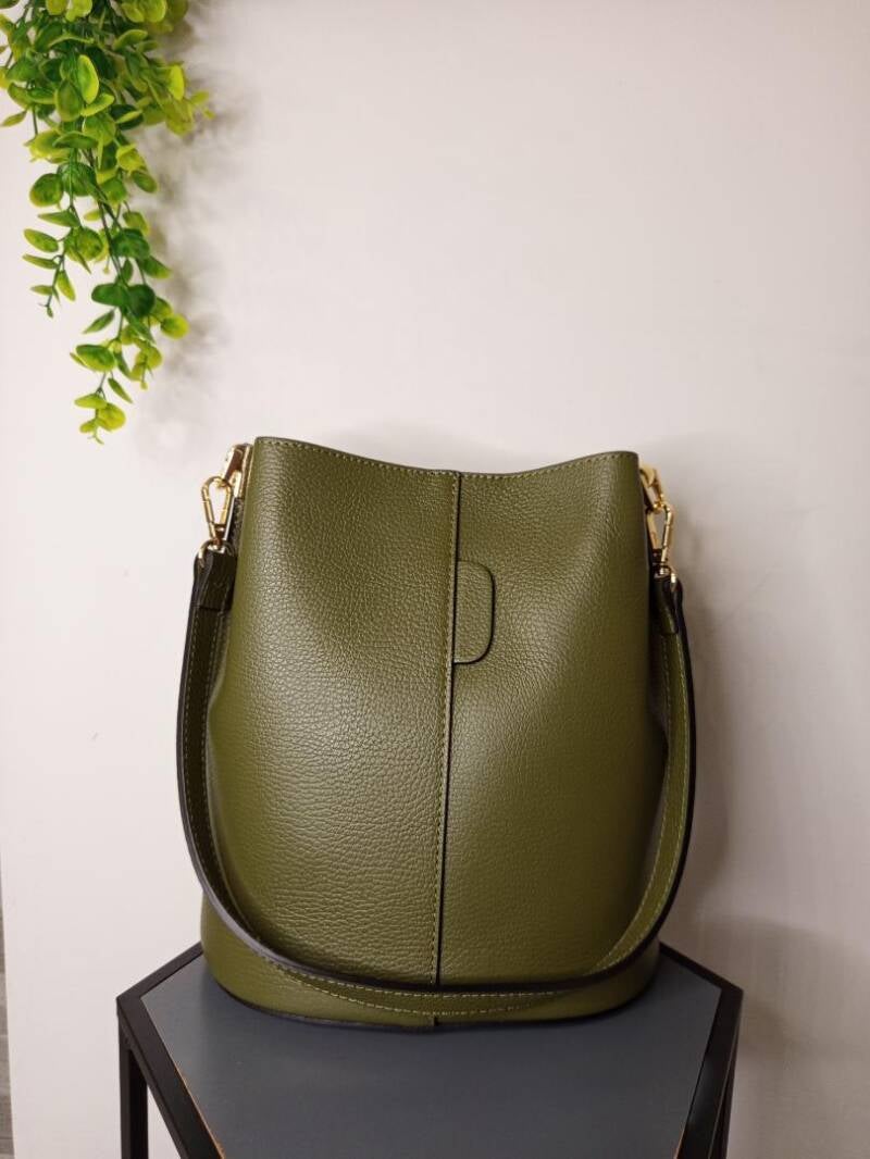 Borsa secchiello “I Secchielli” in pelle – modello grande | AnemBags
