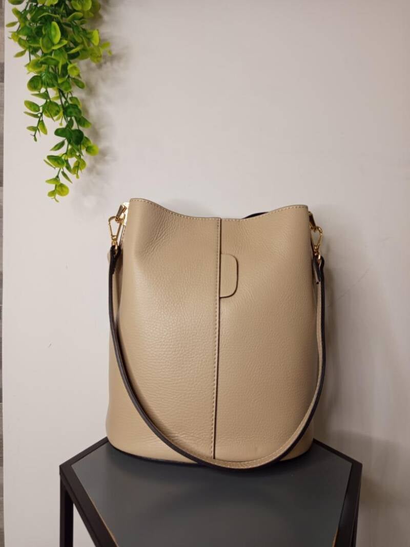 Borsa secchiello “I Secchielli” in pelle – modello grande | AnemBags