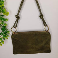 Le Sottilissime Small Camoscio – borsa in pelle scamosciata made in Italy