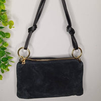 Le Sottilissime Small Camoscio – borsa in pelle scamosciata made in Italy