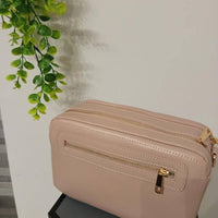 Le Double Zipper – borsa doppia zip in vera pelle made in Italy