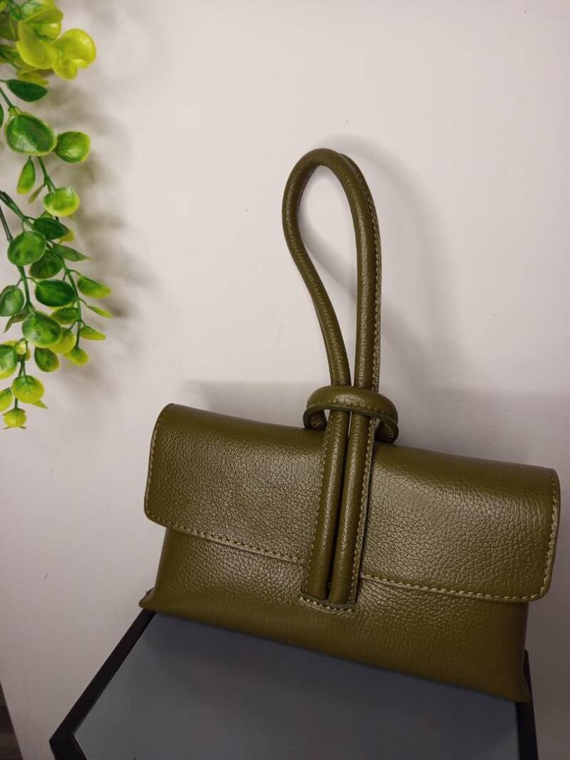 “Le Polsino” – Borsa da polso in vera pelle made in Italy