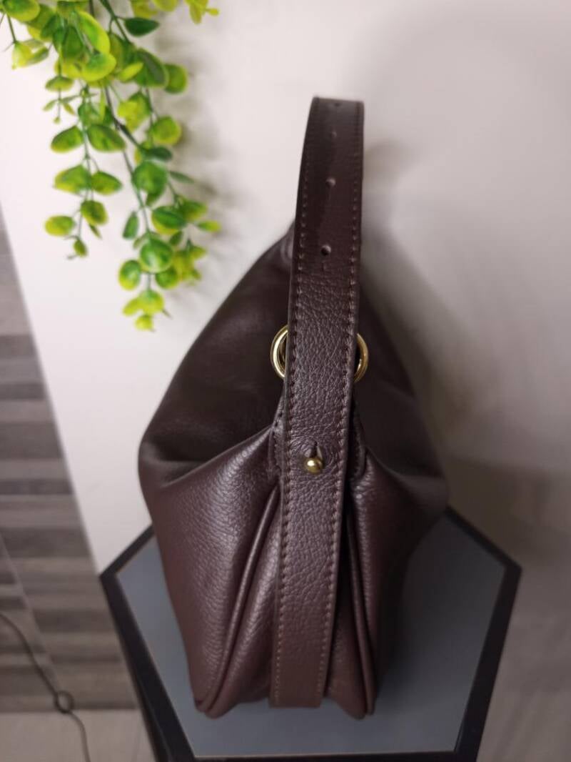 Borsa “Clara” in Vera Pelle – Design Morbido e Minimal